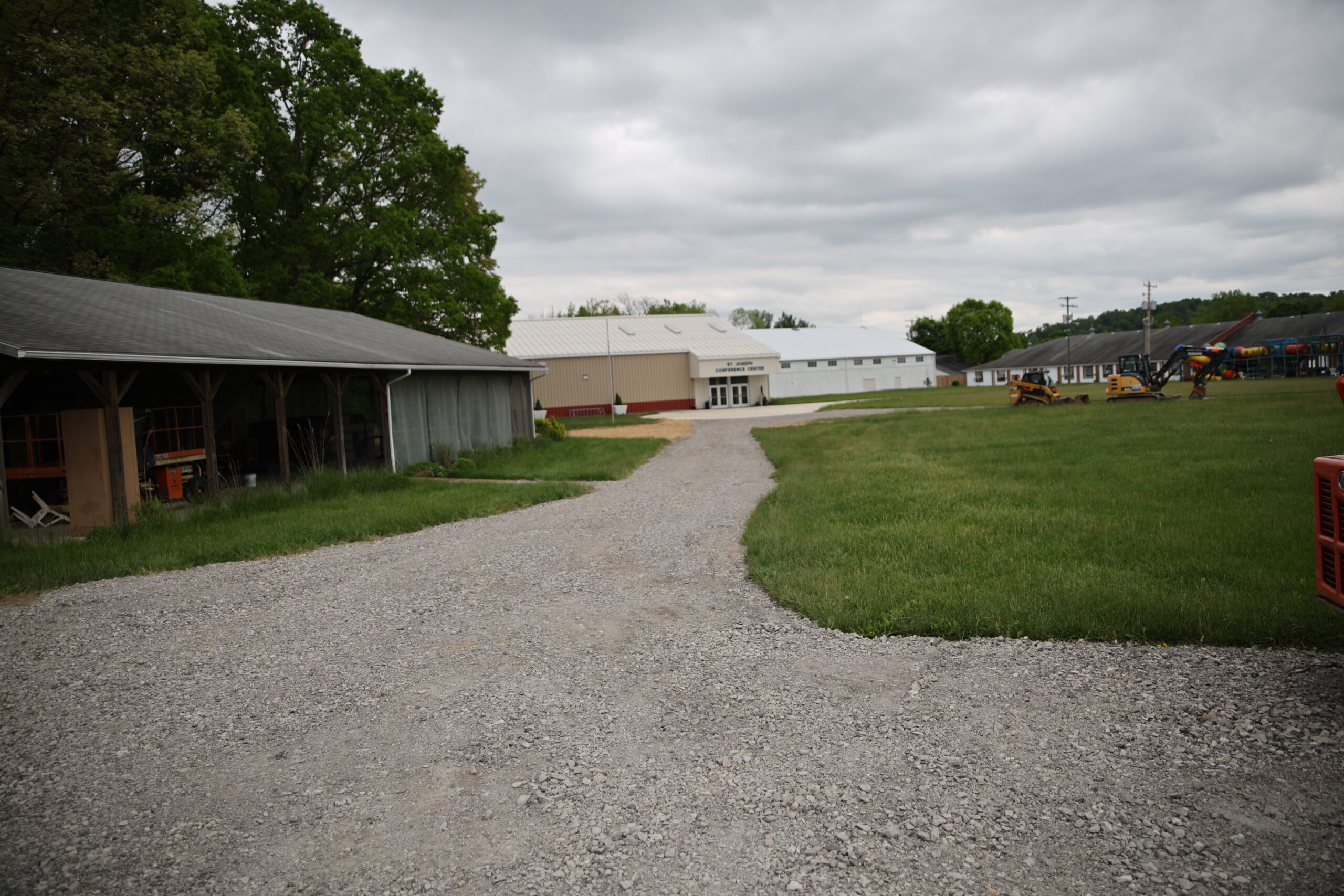 Gravel pathway at St. Joseph Conference Center
