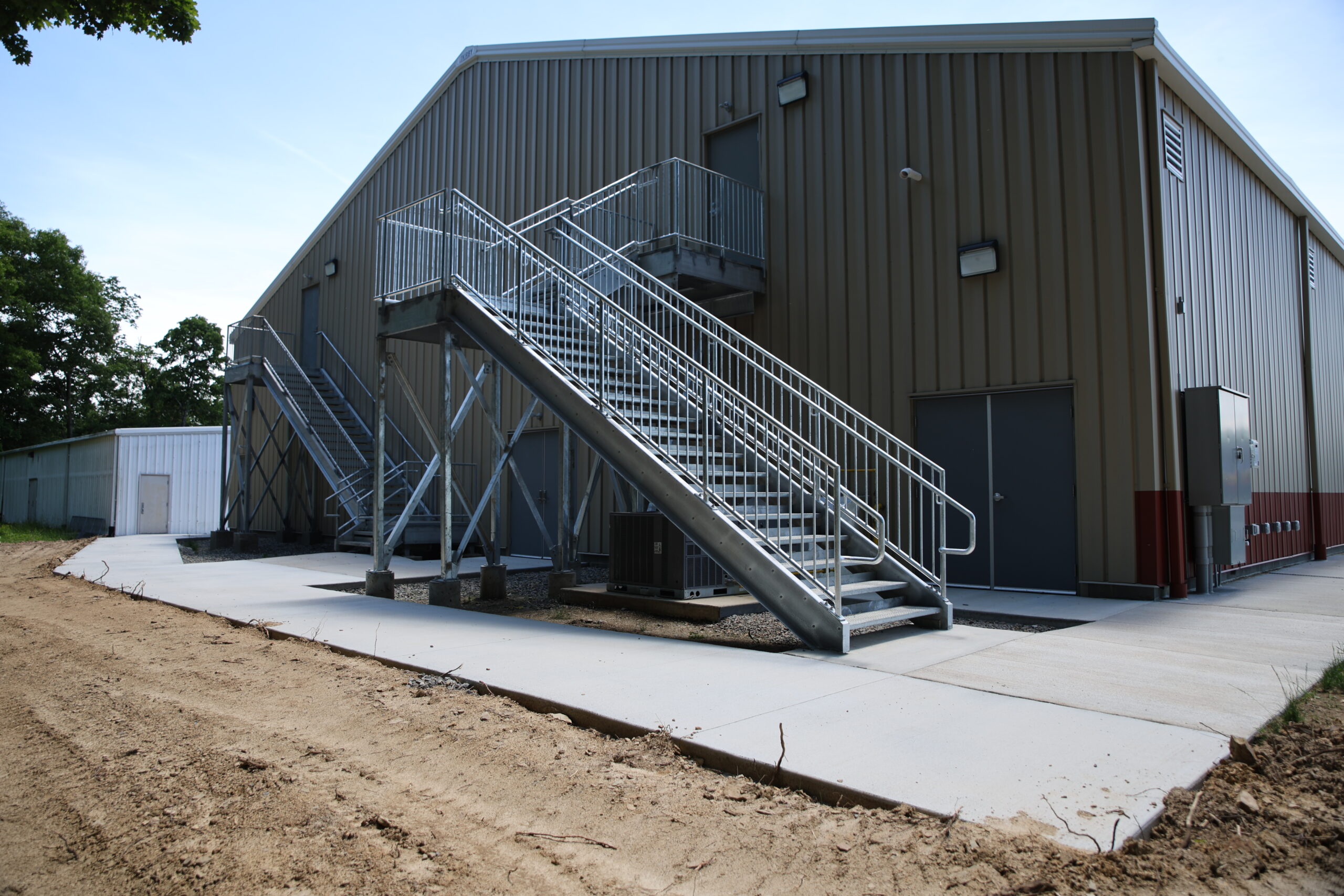 Exterior stairs on St. Joseph Conference Center